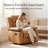 34”W Upholstered Swivel Reclining Rocking Chair-702031717