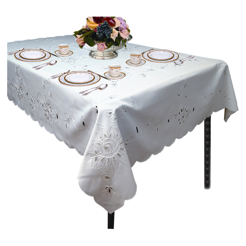 Nappe Avery, L 105 po x l 70 po, Blanc