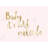 Pink Romantic Polyester Placemat - Baby it's cold outside