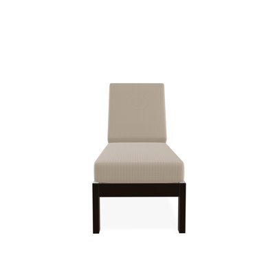 Chaise longue sans accoudoirs en polyester à 3 positions Leeward