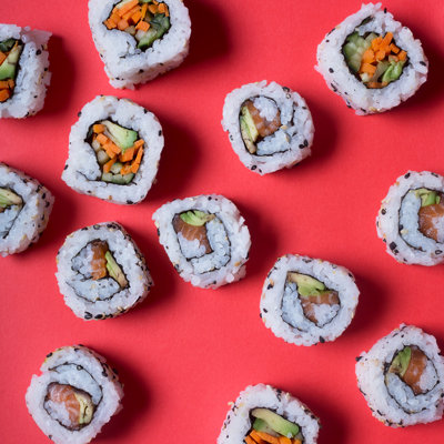 Japanese Sushi by VadimZakirov - Wrapped Canvas Print