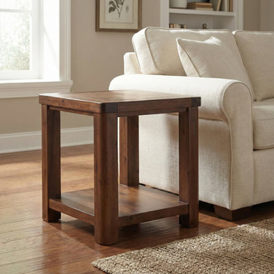 Oruada Solid Wood End Table