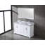 Ensemble de meuble-lavabo simple en bois massif 60 po avec rangement Maredo, miroir non inclus-1949394465