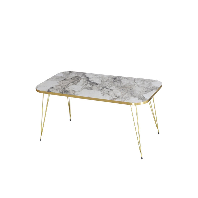 Farranshane 35cm Console Table, White Marble