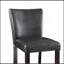 Tabouret de bar cappuccino et noir (ensemble de 2)