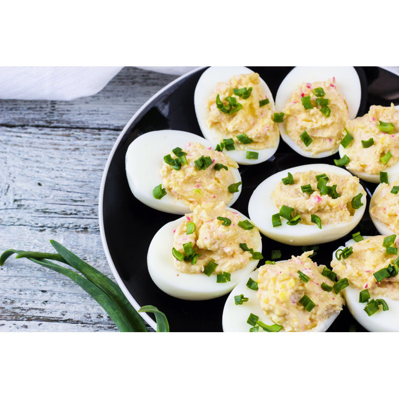 " Home Eggs Stuffed ", 32" H x 48" W