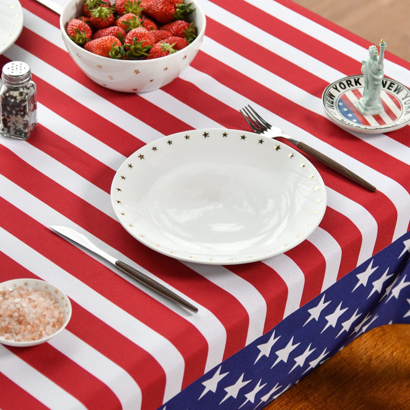 Nappe rectangulaire en polyester Hidayet, L 104 po x l 60 po