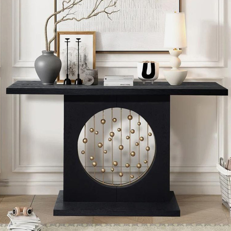 Console légère et luxueuse, H 32,3 po x l 55,1 po x P 13,8 po