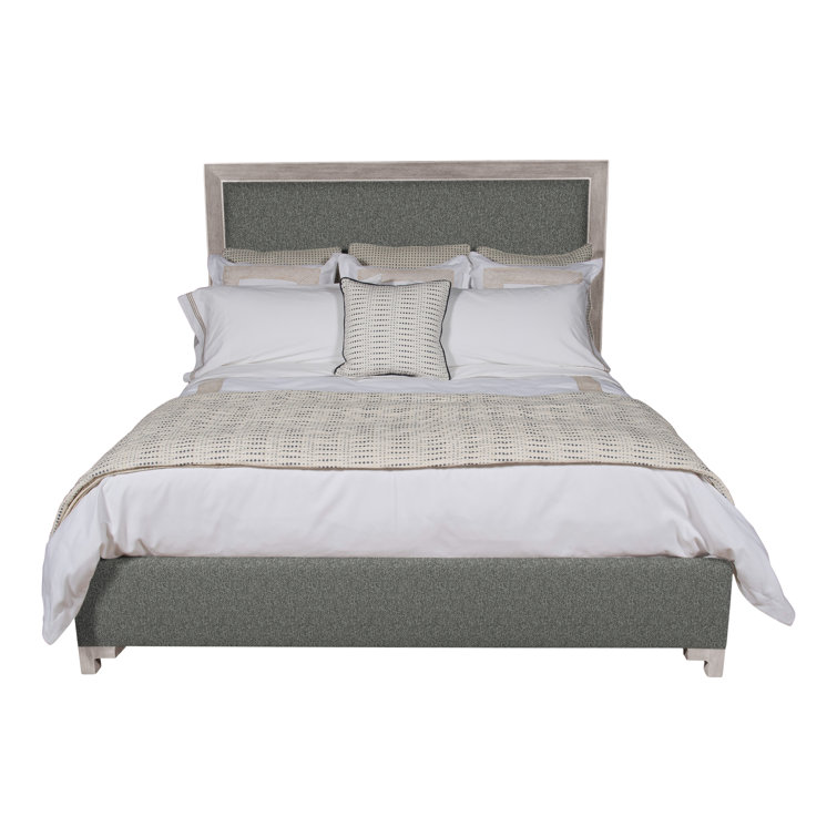 Louise/Lawrence King Upholstered Low Profile Panel Bed