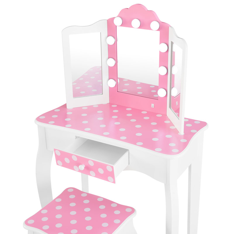 Table de coiffeuse avec lumières Teamson Kids