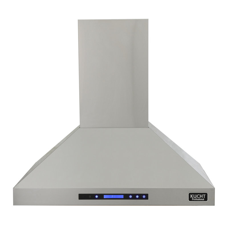 Kucht 36" W Stainless Steel Island Range Hood
