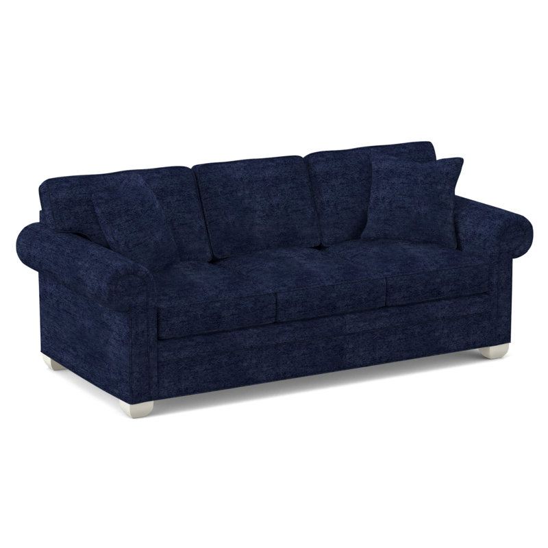 Main Street Upholstered 85'' Sleeper Sofa, Nadia Eclipse, Wrenn