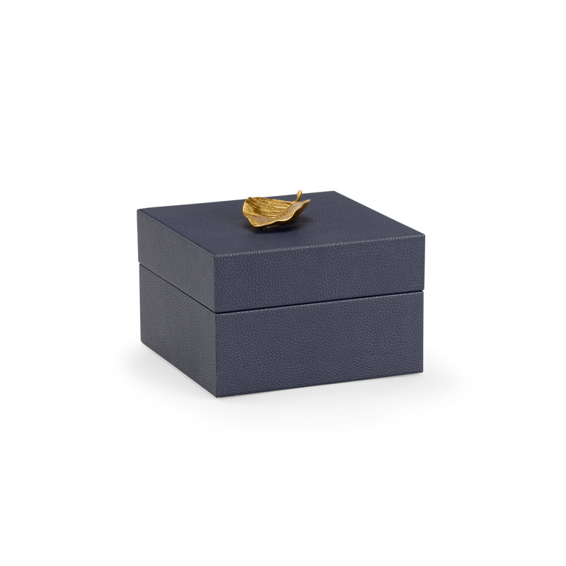 Boîte décorative Pam Cain, Bleu marine