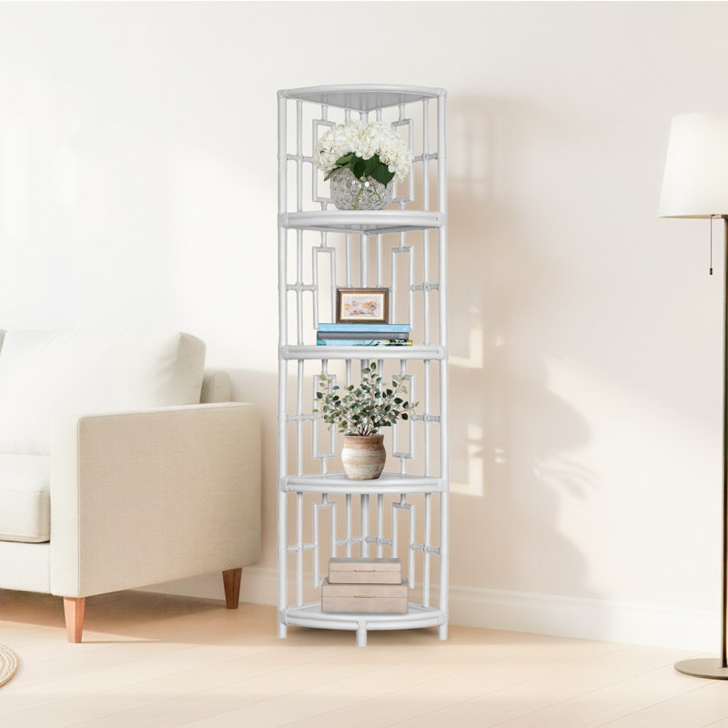 Manley Corner Bookcase, Natural