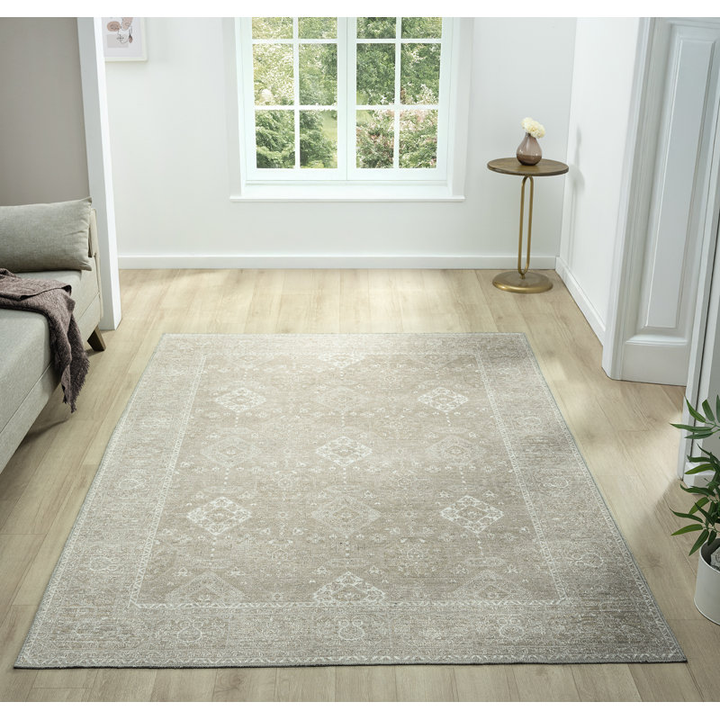 Barclay Washable Antique Area Rug, Rectangle 9'2" x 12'6"