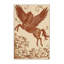 Tapis oriental moelleux doux en peluche beige classique Adriel Pegasus-1294328743