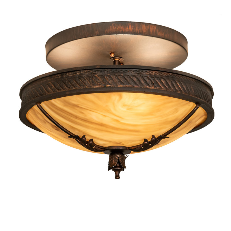 Plafonnier semi-encastré 15 po Hoja Idalight