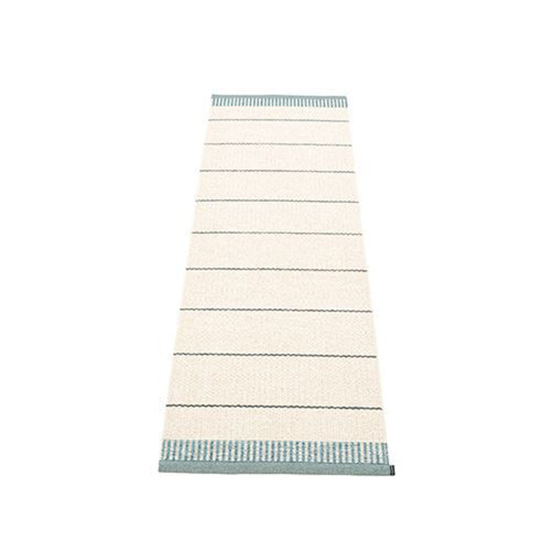 Belle Striped Area Rug in Haze/Gray