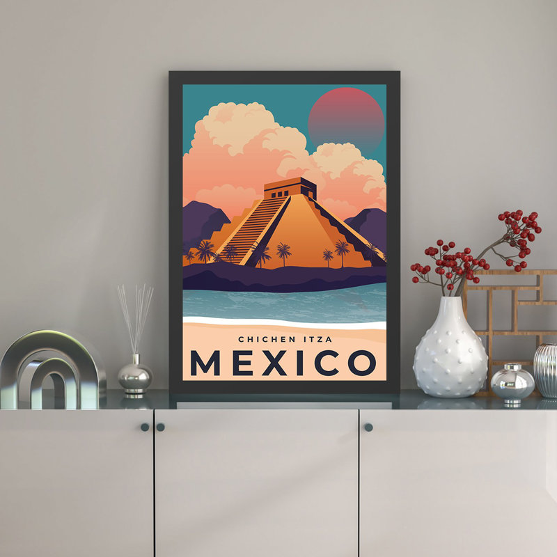 Élégant art mural en panneau de fibres à densité moyenne, cadre 100% panneau de fibres à densité moyenne et polystyrène, 21,7 po x 29,5 po | Impression numérique UV | Parfait pour la décoration intérieure, le salon et le bureau | Facile à accrocher avec fixation murale incluse