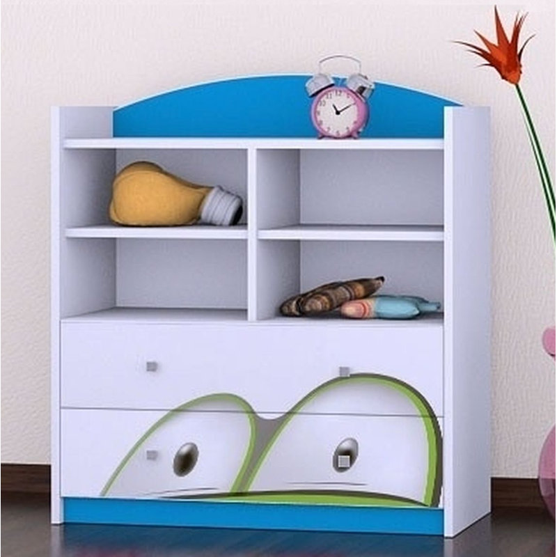 Lana 96cm H X 86cm W Kids Cube, Blue
