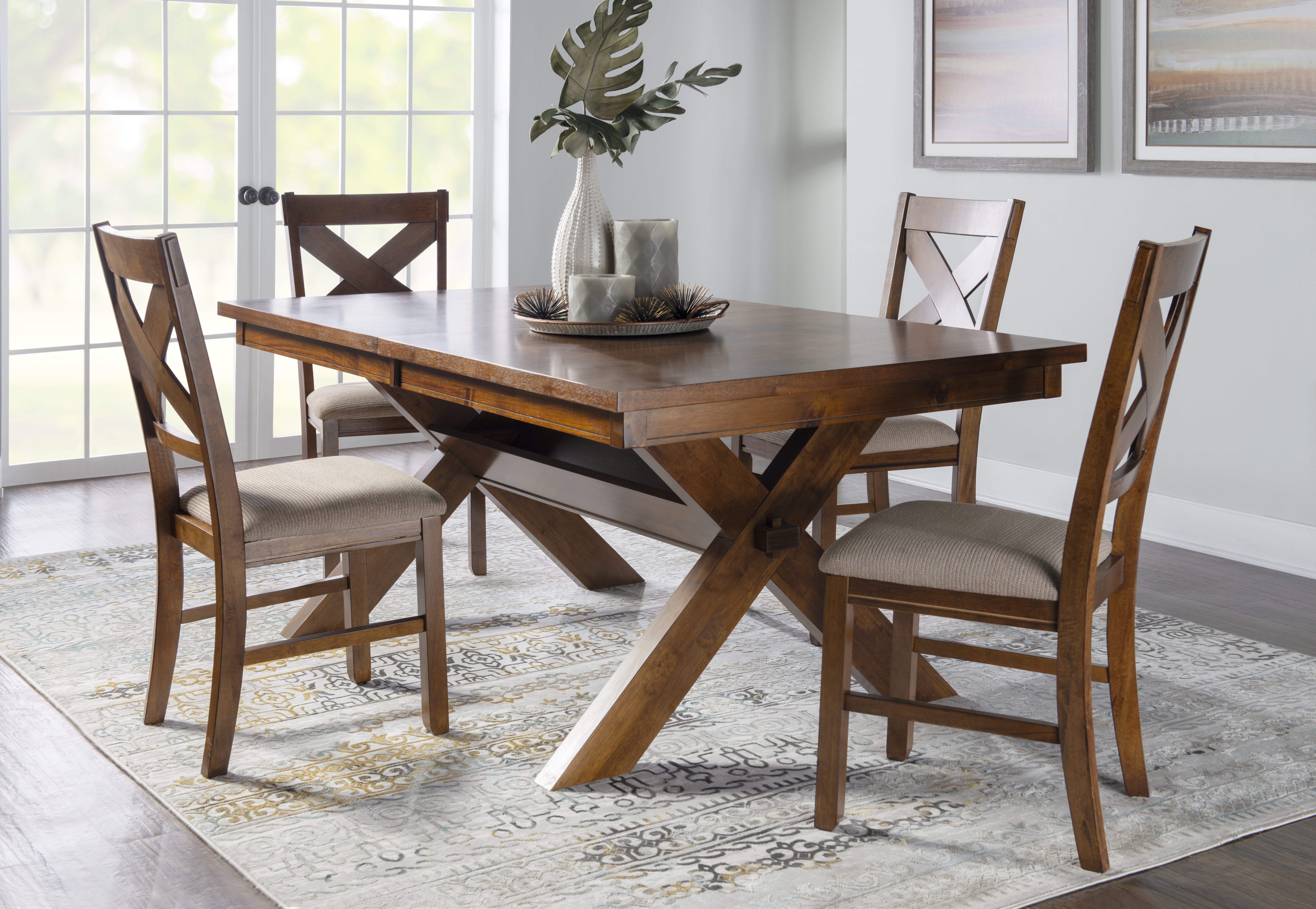 Alcott Hill® Warsaw Trestle Dining Set & Reviews - Wayfair Canada