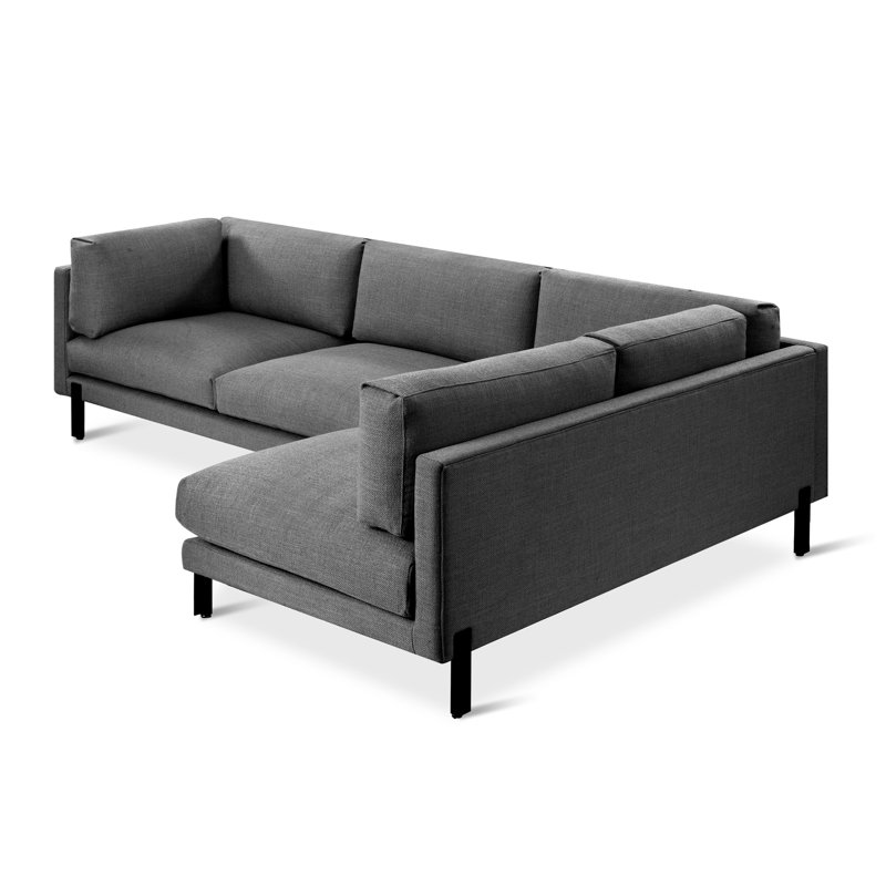 Canapé modulaire Silverlake, Andorre étain performance vannerie, Orienté vers la droite