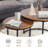 Makis Set of 2 Round Nesting Coffee Tables.