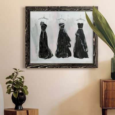 Noir et bling I - peinture encadrée