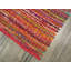 Tapis de zone rouge tissé à la main