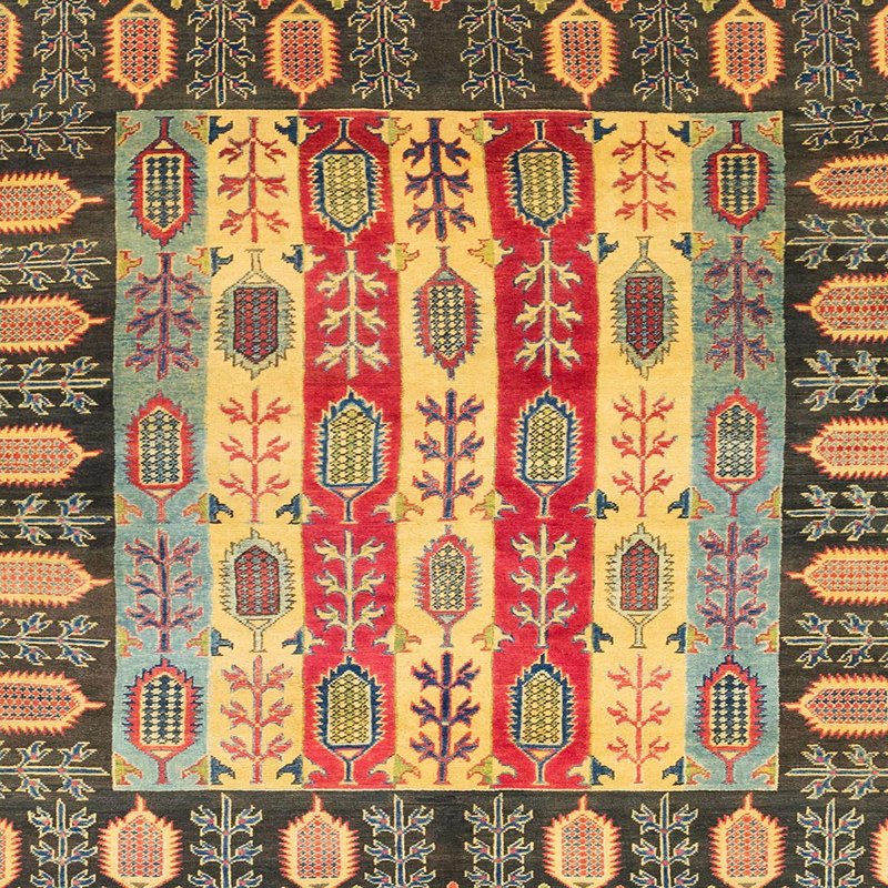 Tapis abstrait moderne 2198, Carré 4 pi