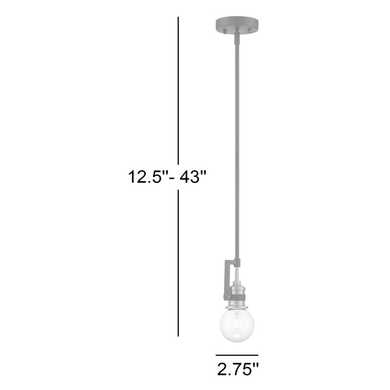 Luminaire suspendu à 1 lumière Tommie