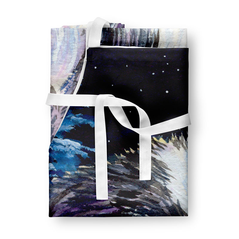 Tablier de collie de bordure nocturne starry