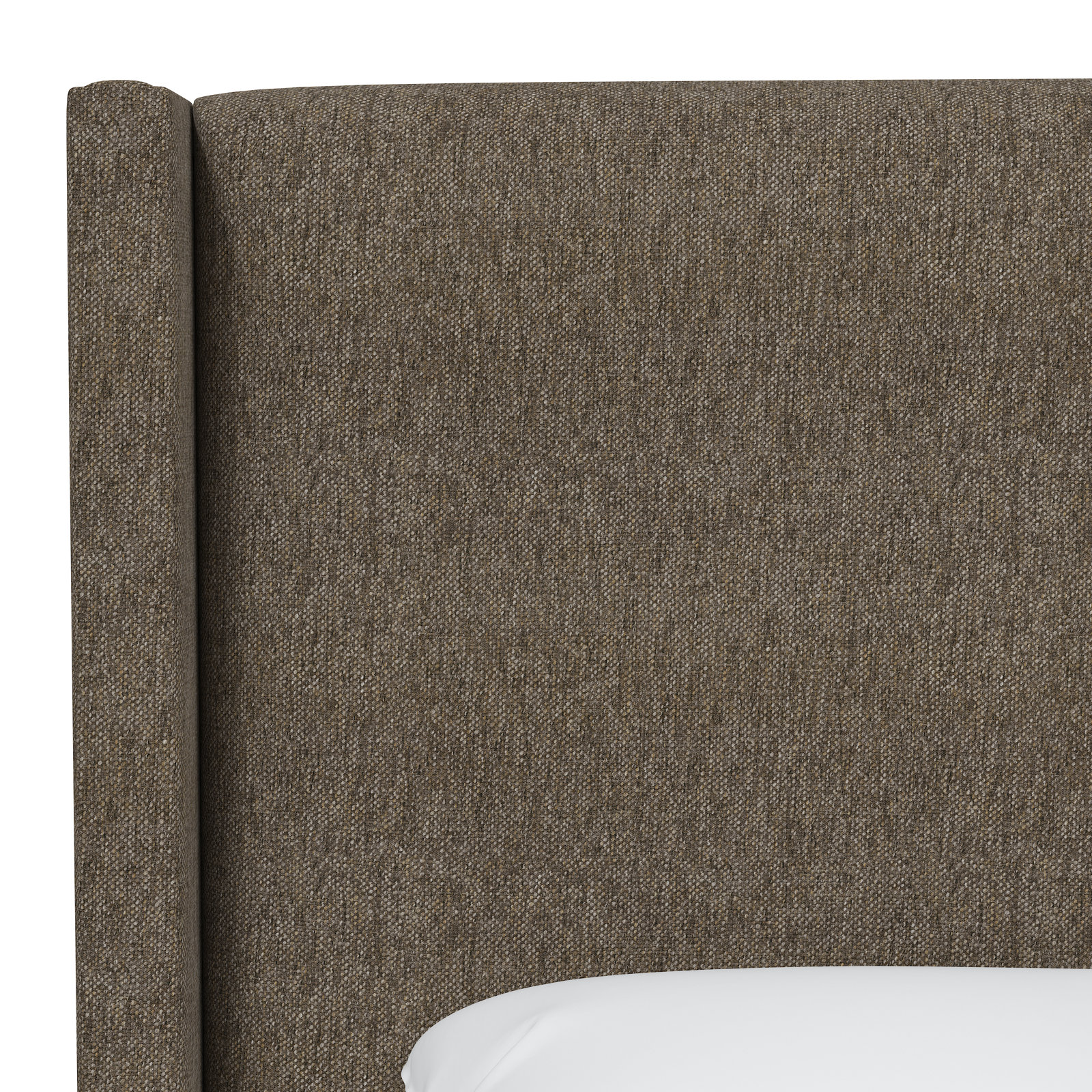 Benson Wingback Bed, Brown, Full
