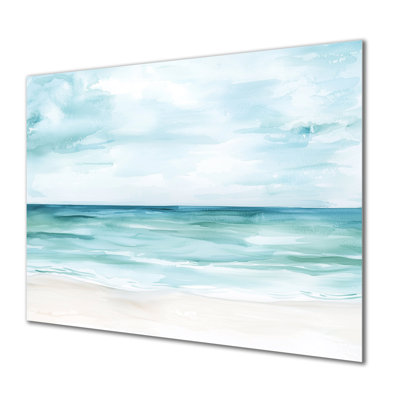 Coastal Dreams Horizon - Beach Metal Wall Art Decor, Nautical Metal Print
