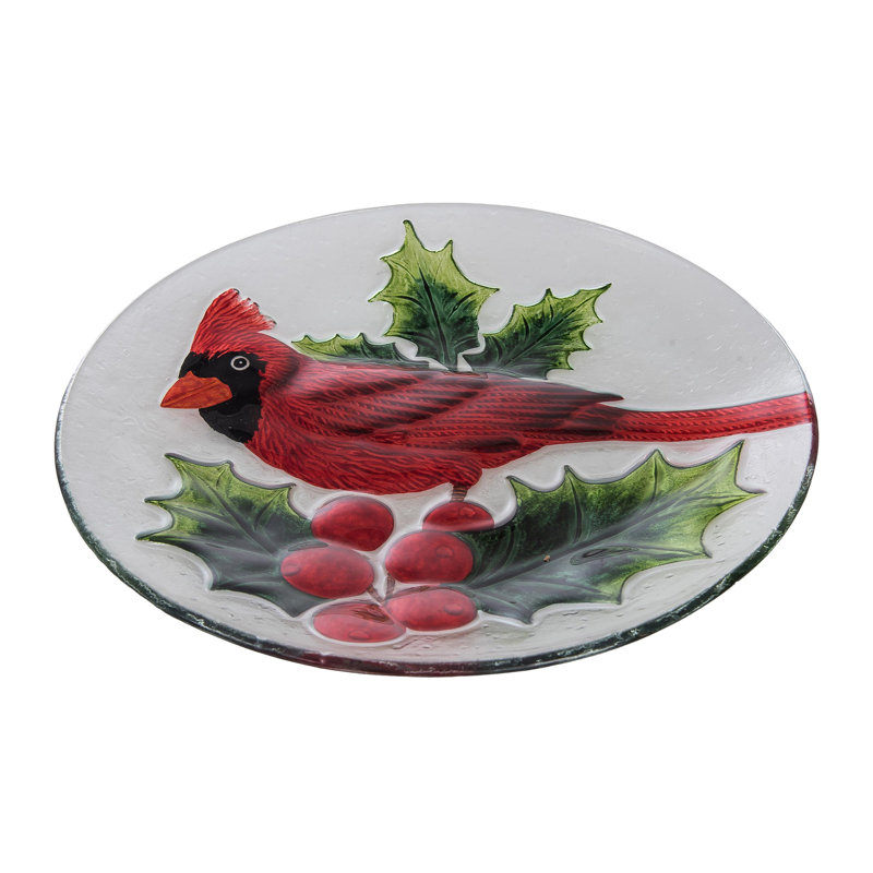 Assiette de Noël Cardinal