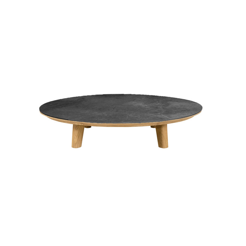 Round Teak Outdoor Coffee Table , 57'' in. W 57'' in. D