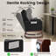 Linen Fabric+ Manufactured Wood Rocking Chair-636193826-636193829