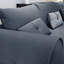 Canapé modulaire 110,24 "en polyester bleu-129442942