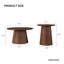 Ensemble de 2 tables basses rondes
