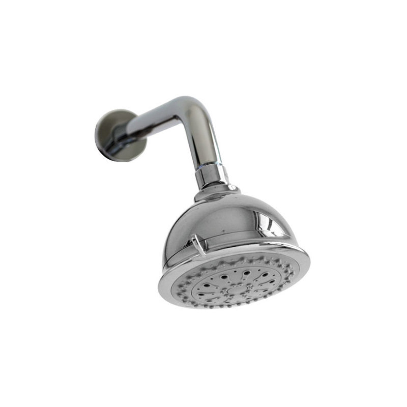 Pomme de douche réglable Super Rain, Nickel brossé