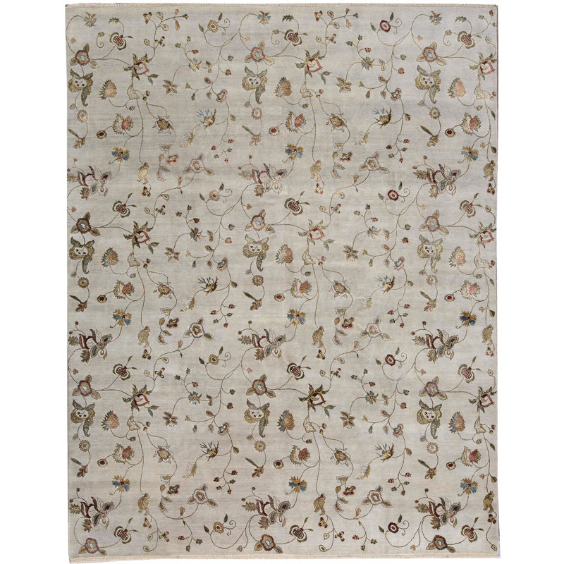 One-of-a-Kind Rectangle 11'11" X 15' Hand Knotted Area Rug