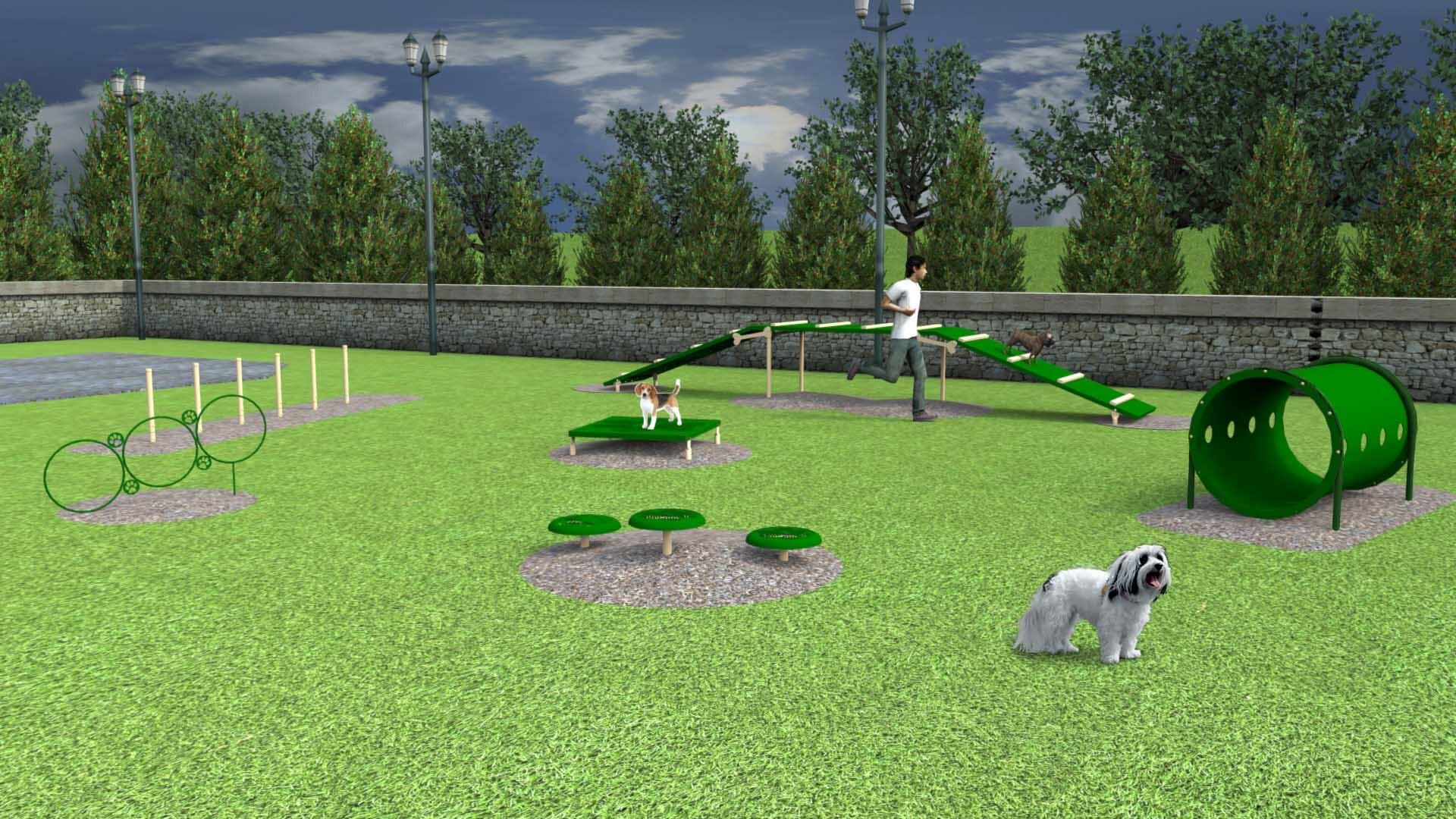 BarkPark Recycled Small Dog Course