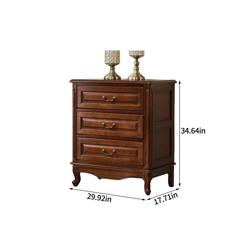 Retro Simple Solid Wood Accent Chests