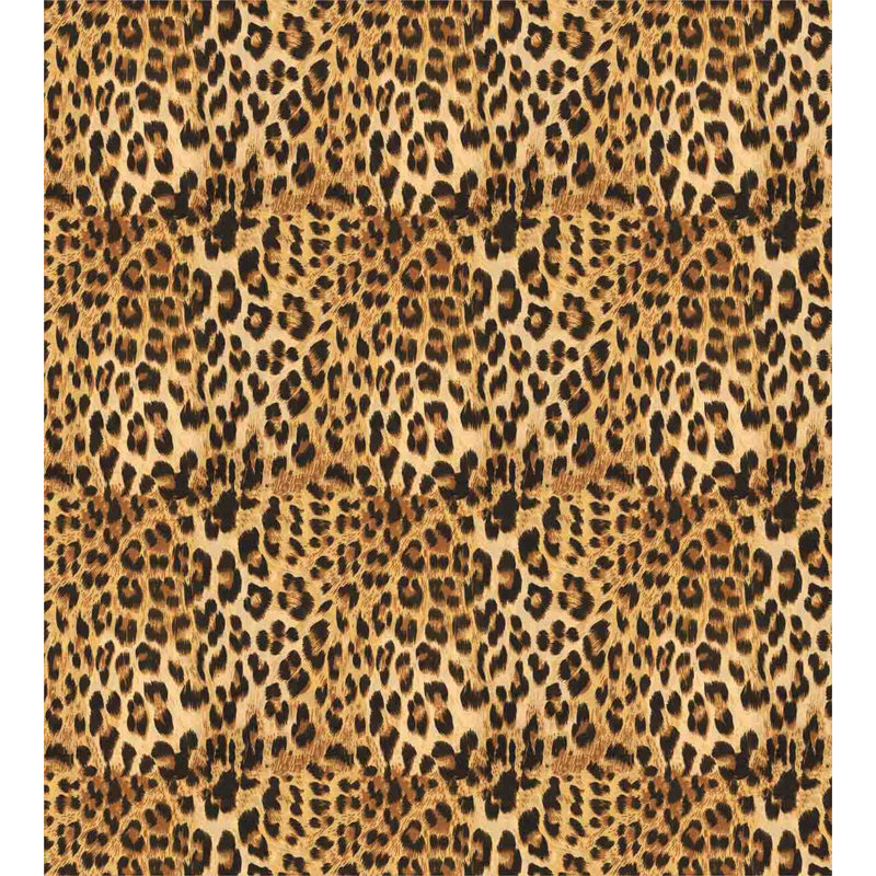 Rustic Polyester Animal Print Duvet Cover, Queen Duvet Cover + 2 Shams