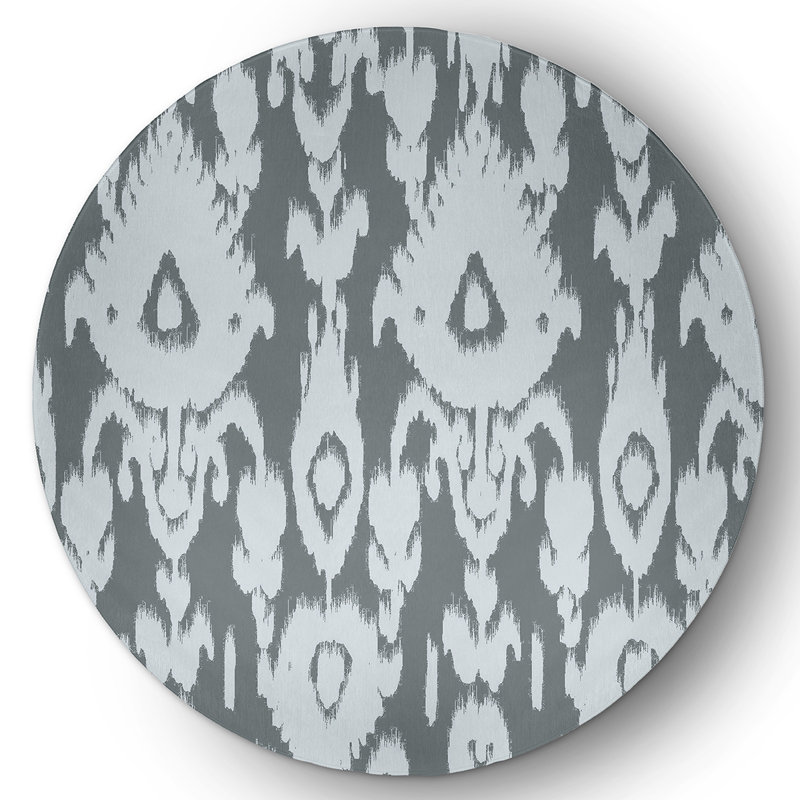 Berenson Chenille Ikat Indoor Rug, Round 5'