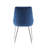 Fabriciano Tufted Velvet Dining Chair with Chrome Legs-1982054348