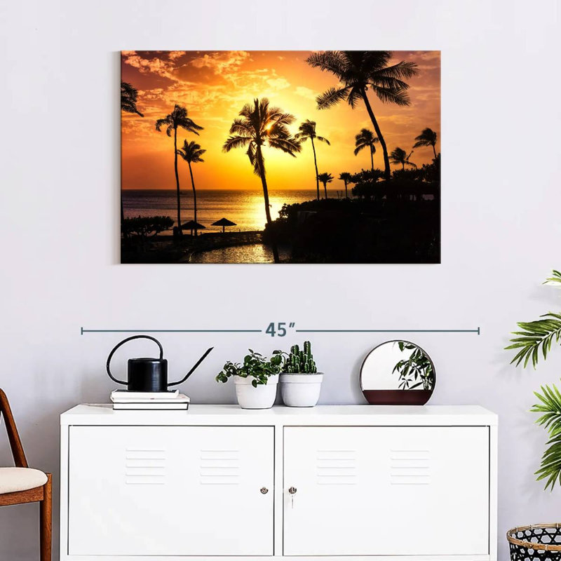 Gillard Maui Sunset Shadows, H 24 po x l 36 po