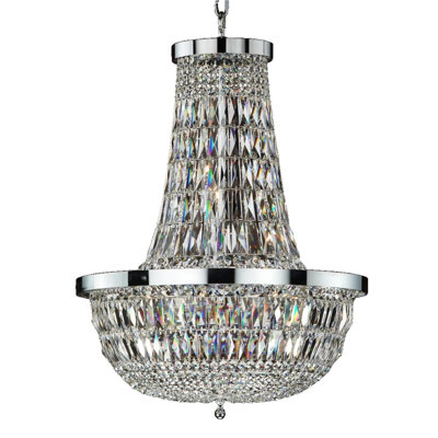 Lucia 8 - Light Dimmable Empire Chandelier