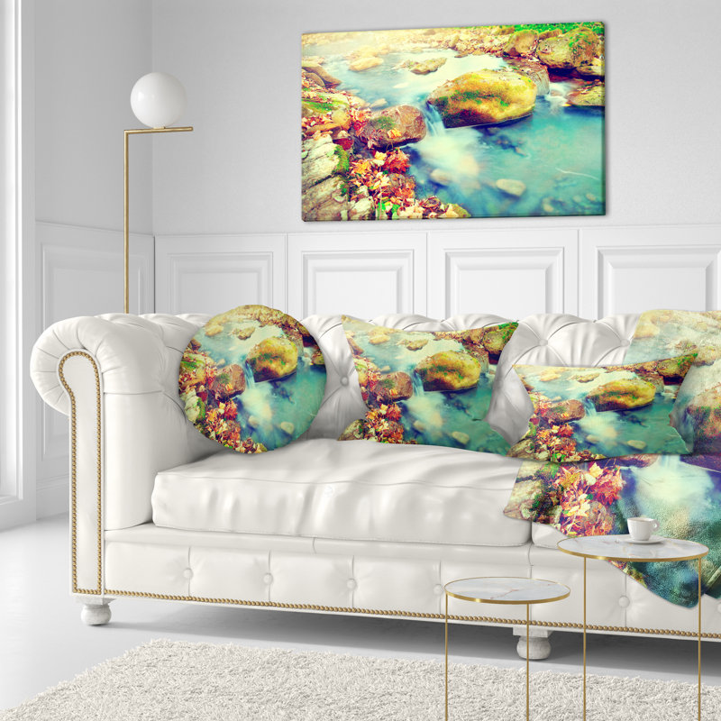 Coussin Mountain River avec pierres - Sea & Shore
