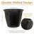 Blough 24" x 24" x 20" Round Polyresin Outdoor Planter Pot - Dark Brown - Set of 2-1719009624-1719009894